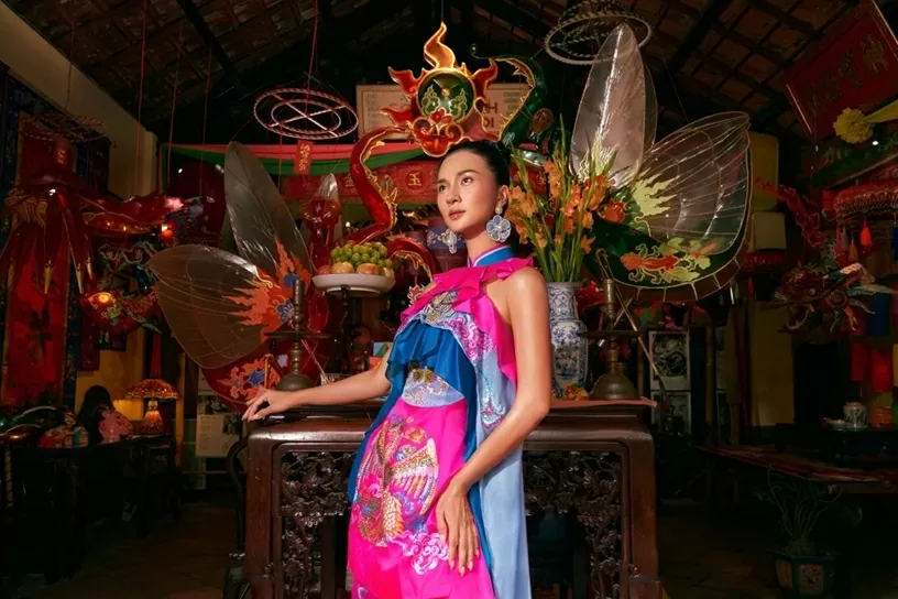 NSƯT Kim Tuyến bộ ảnh mừng Trung thu