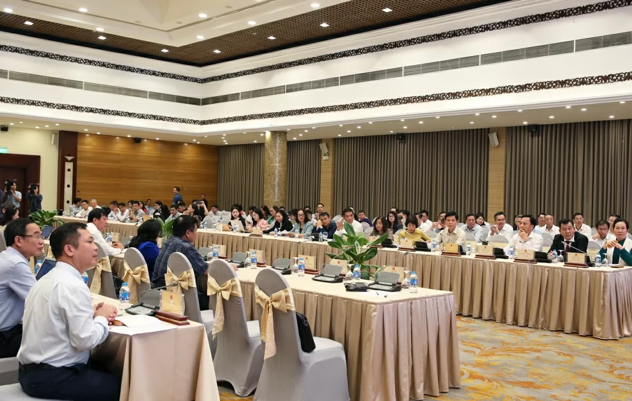 Toàn cảnh buổi họp báo. (Ảnh: Thành Long) Toàn cảnh buổi họp báo. (Ảnh: Thành Long)