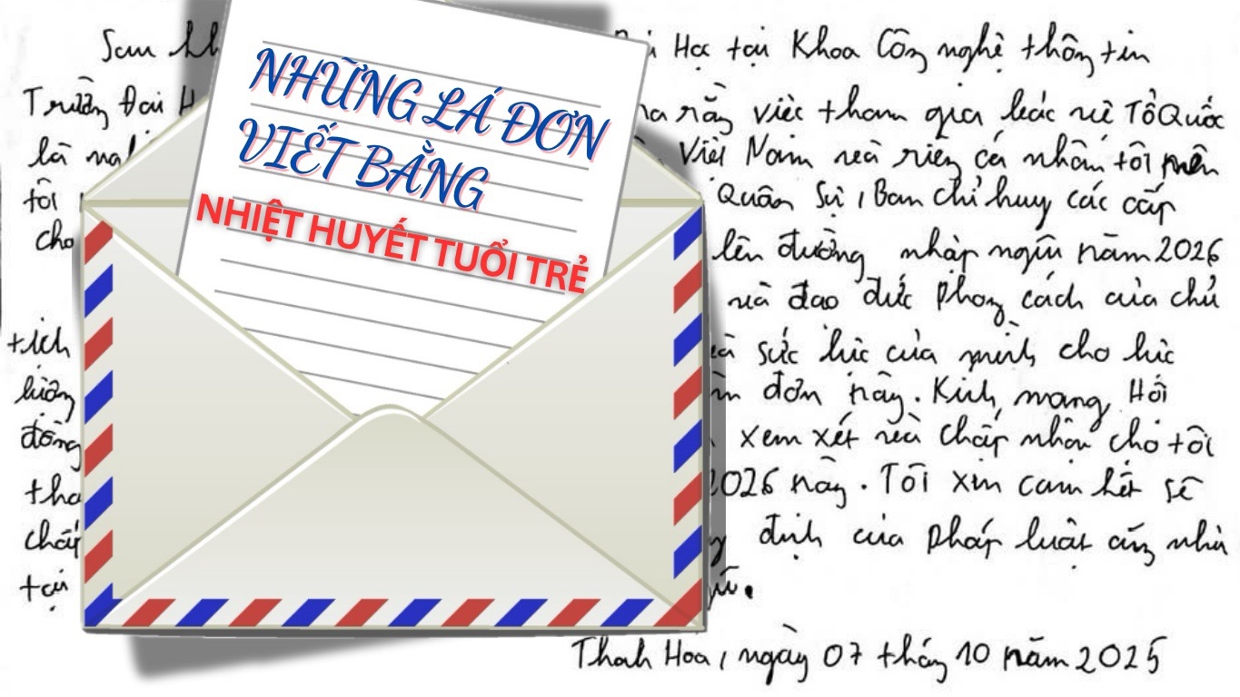 Những lá đơn tình nguyện nhập ngũ viết bằng nhiệt huyết tuổi trẻ