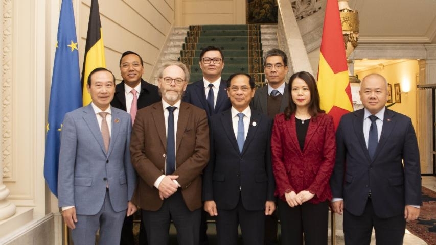 Phó Thủ tướng Bùi Thanh Sơn gặp Chủ tịch Hạ viện Liên bang Bỉ