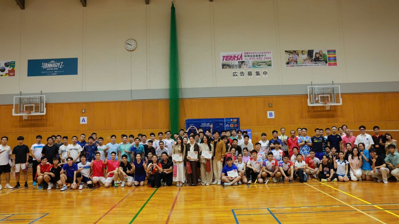 Khai mạc giải cầu lông đồng đội Kyoto Smash Cup 2025 – Chiến đội tranh hùng