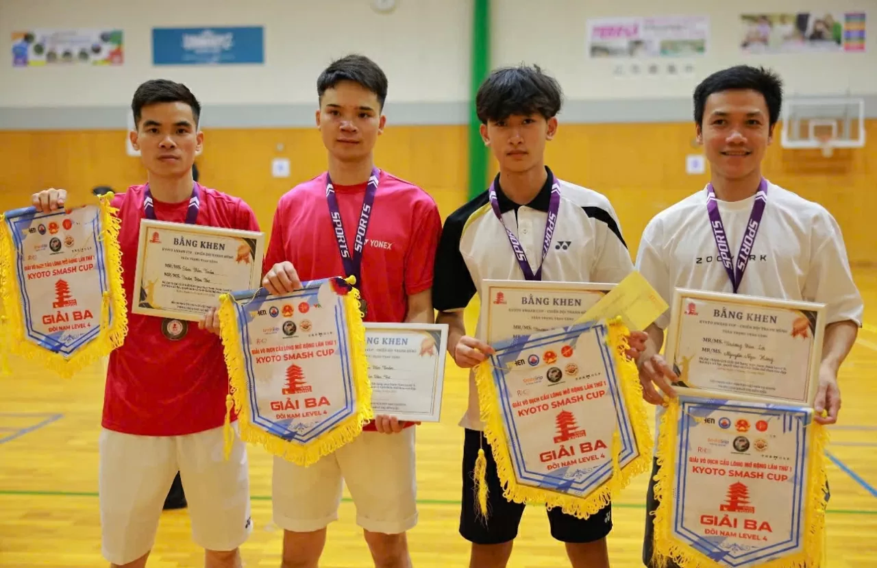 Khai mạc giải cầu lông đồng đội Kyoto Smash Cup 2025 – Chiến đội tranh hùng Khai mạc giải cầu lông đồng đội Kyoto Smash Cup 2025 – Chiến đội tranh hùng
