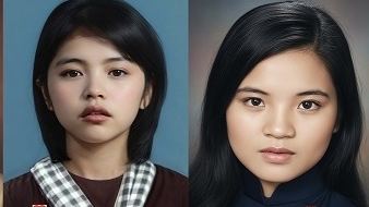 Ngắm chân dung các nữ Anh hùng, Liệt sĩ được phục dựng qua bộ sưu tập 'Tự hào phụ nữ Việt Nam'