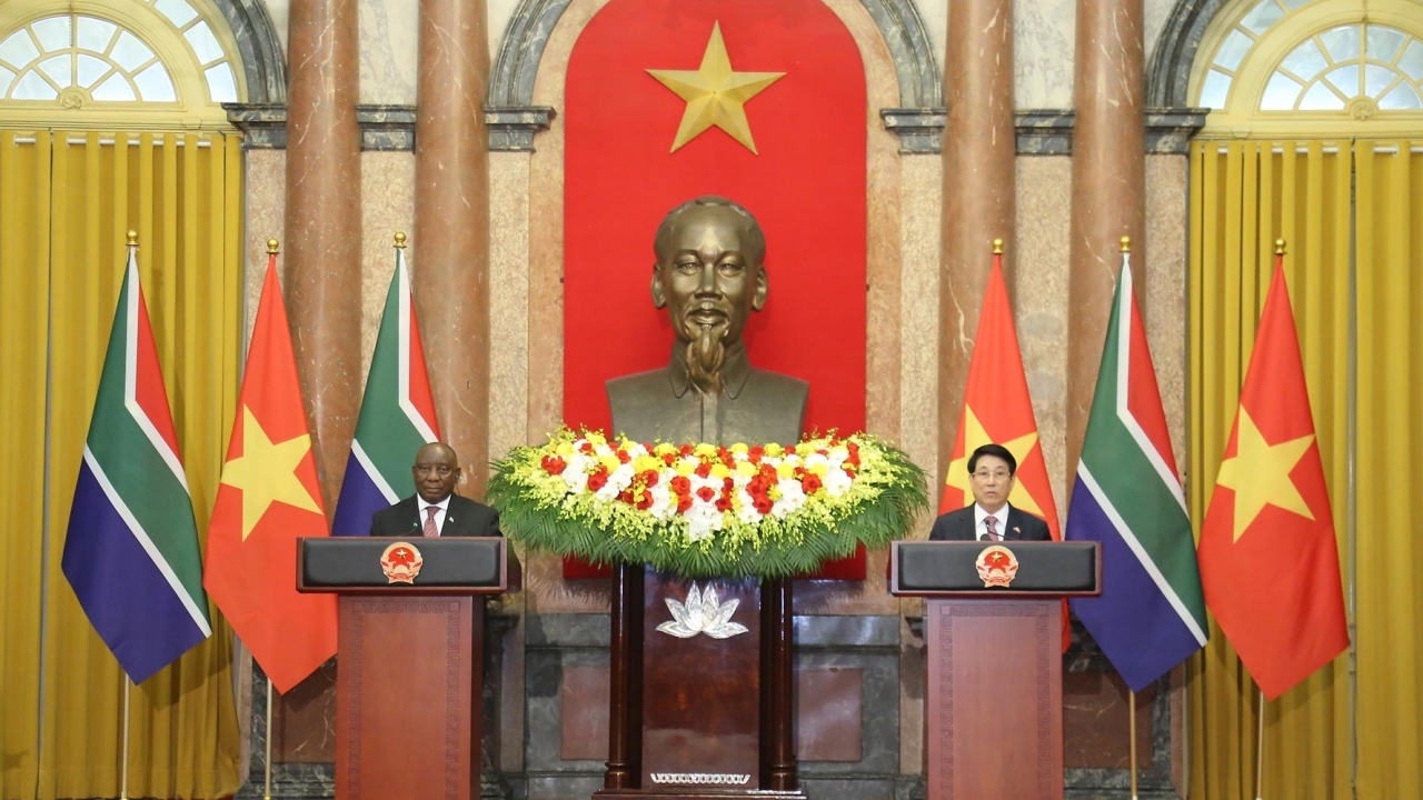 Chương mới trong quan hệ hữu nghị và hợp tác Việt Nam - Nam Phi