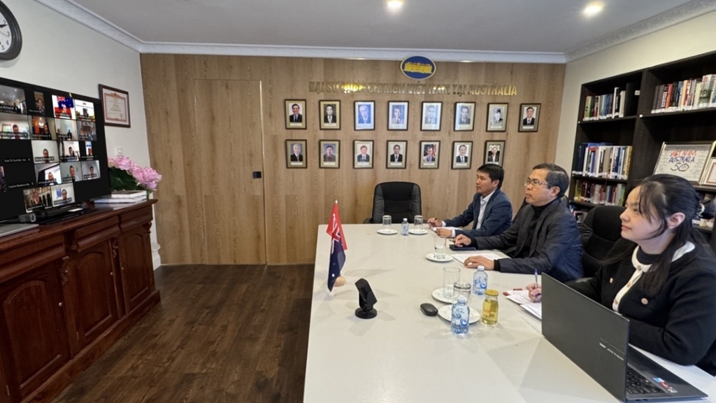 Gặp mặt trực tuyến các tổ chức kinh doanh Australia-Việt Nam