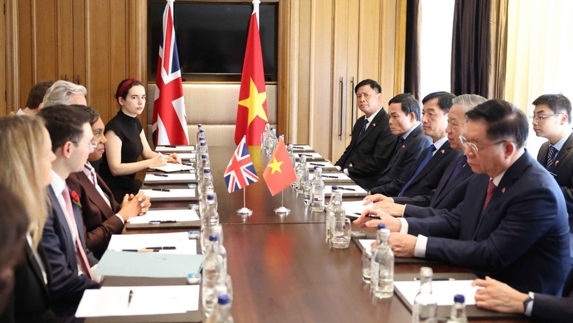 Tổng Bí thư Tô Lâm hội kiến Chủ tịch Đảng Bảo thủ Anh Kemi Badenoch