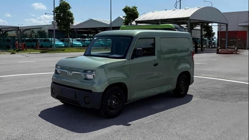 Xe điện VinFast EC Van tiếp tục xuất hiện không ngụy trang