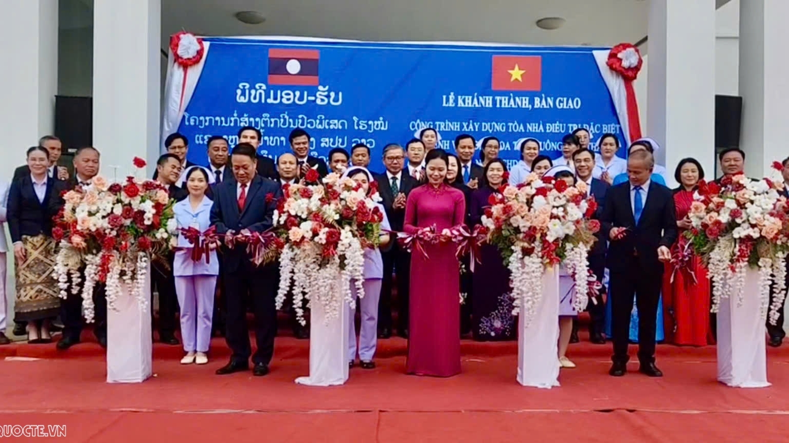 Khánh thành Tòa nhà điều trị đặc biệt tại Luang Namtha, Lào do Phú Thọ tài trợ