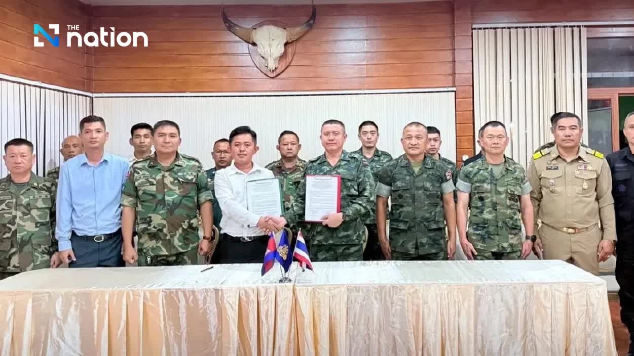 Thái Lan và Campuchia nhất trí xây dựng hàng rào biên giới tại khu vực Chanthaburi-Trat