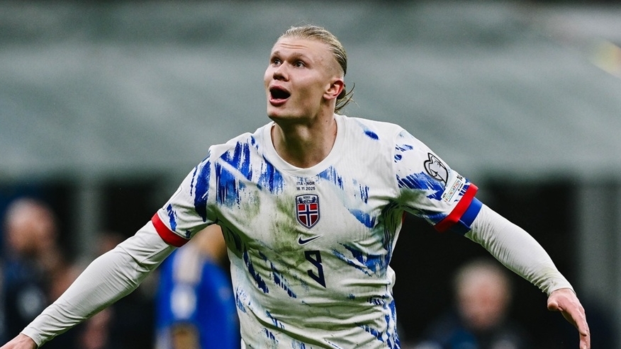 Haaland thống trị top ghi bàn vòng loại World Cup 2026