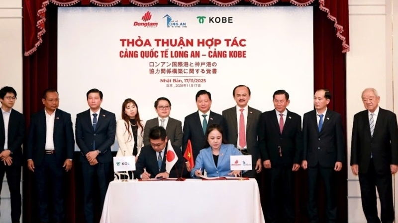 Hai cảng Long An và Kobe thiết lập quan hệ đối tác chiến lược về hạ tầng logistics