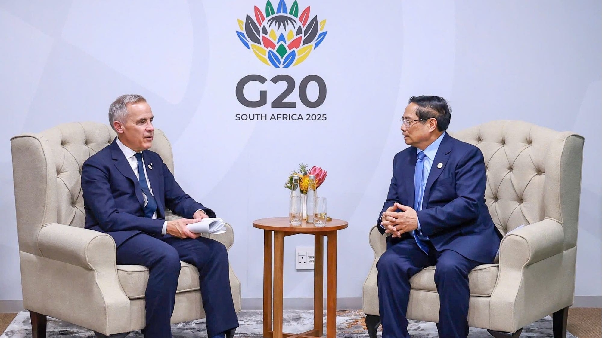 Thủ tướng Phạm Minh Chính tiếp xúc song phương với lãnh đạo các nước dự Hội nghị thượng đỉnh G20