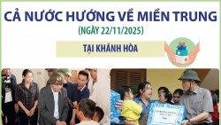 Cả nước đồng lòng hướng về miền Trung khắc phục hậu quả mưa lũ