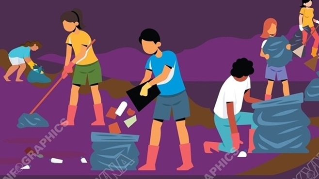 Một số lưu ý khi dọn nhà cửa, vệ sinh môi trường sau ngập lụt