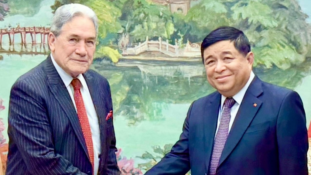 Bộ trưởng Ngoại giao New Zealand Winston Peters đề cao vai trò ngày càng quan trọng của Việt Nam ở châu Á-Thái Bình Dương