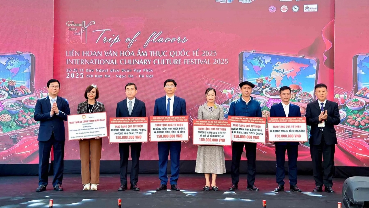 Liên hoan Văn hóa ẩm thực quốc tế 2025: Những con số của lòng nhân ái