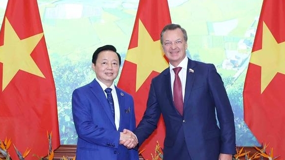 Phó Thủ tướng Trần Hồng Hà tiếp Phó Chủ tịch thứ nhất Hội đồng Liên bang Quốc hội Nga