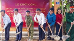 Tỉnh Khánh Hòa khởi công xây nhà cho hộ dân bị sập hoàn toàn do thiên tai