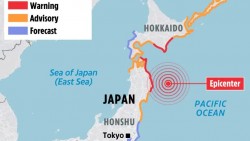 Động đất lớn ở Nhật Bản: Nguy cơ sóng thần 3m; cảnh báo hàng loạt dư chấn lớn những ngày tới
