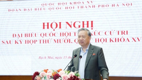Party General Secretary To Lam urges Hanoi officials to think boldly, act for public good