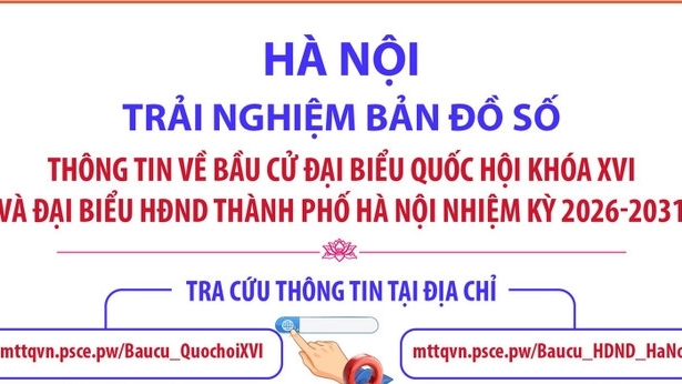 Hà Nội: Trải nghiệm bản đồ số thông tin về bầu cử đại biểu Quốc hội và HĐND