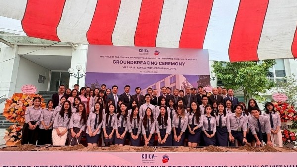 Groundbreaking ceremony for the Diplomatic Academy's International Hall: A symbol of trust and strong Vietnam-RoK friendship