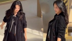 Diễn viên Trung Quốc Thang Duy lộ bụng bầu ở tuổi 46