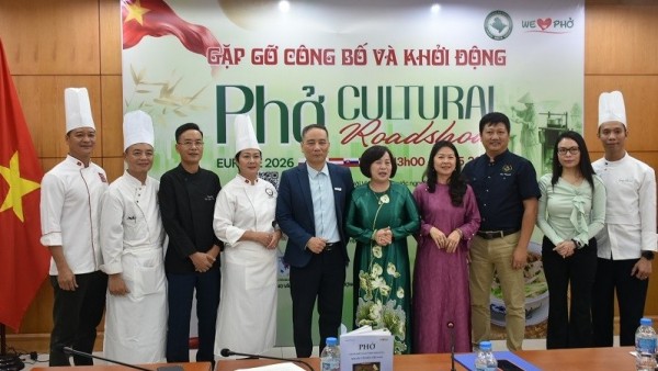 Phở Việt lên đường tới châu Âu bằng hành trình ngoại giao văn hóa