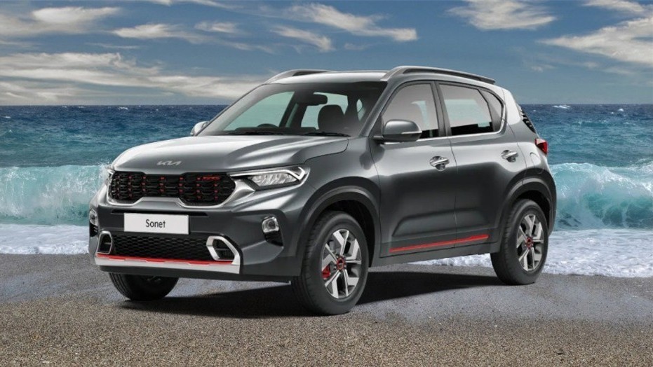 Cận cảnh Kia Sonet X-Line 2023 phiên bản thể thao sắp ra mắt tại Ấn Độ
