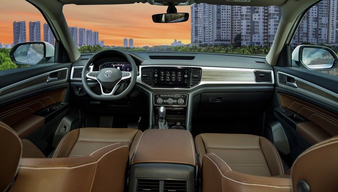 Mẫu SUV cỡ lớn Volkswagen Teramont với không gian 7 chỗ.