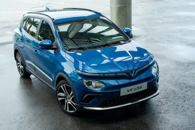 Chi tiết xe ô tô điện VinFast VF e34 sắp ra mắt
