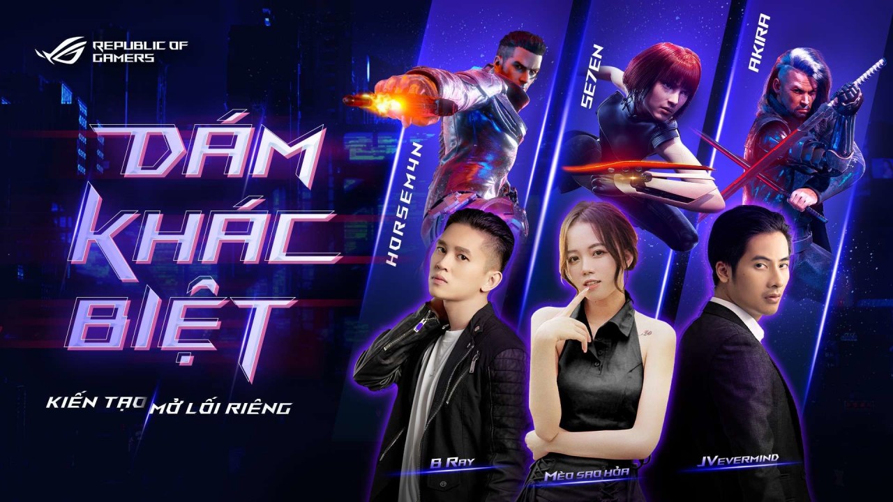 ROG ra mắt Vũ trụ game “Dám khác biệt”