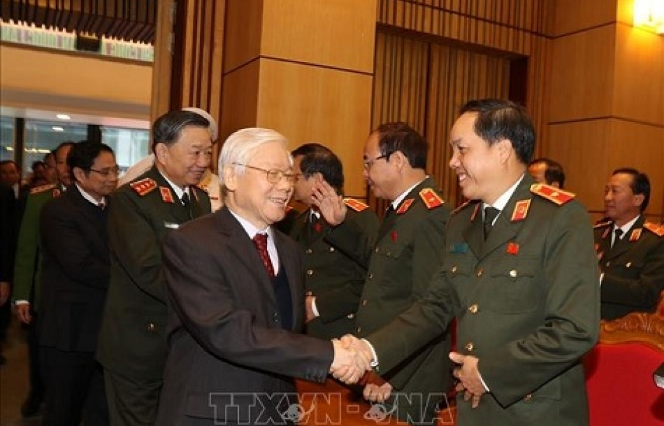 Tổng Bí thư, Chủ tịch nước dự Hội nghị Công an toàn quốc