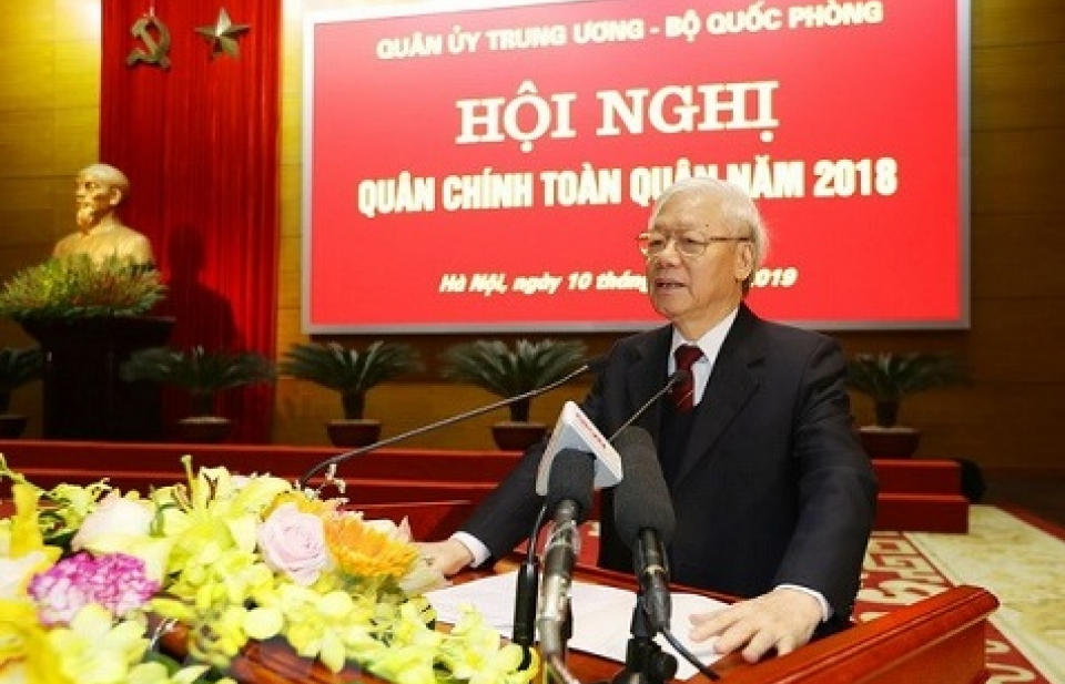 Toàn văn phát biểu của Tổng Bí thư, Chủ tịch nước tại Hội nghị Quân chính toàn quân