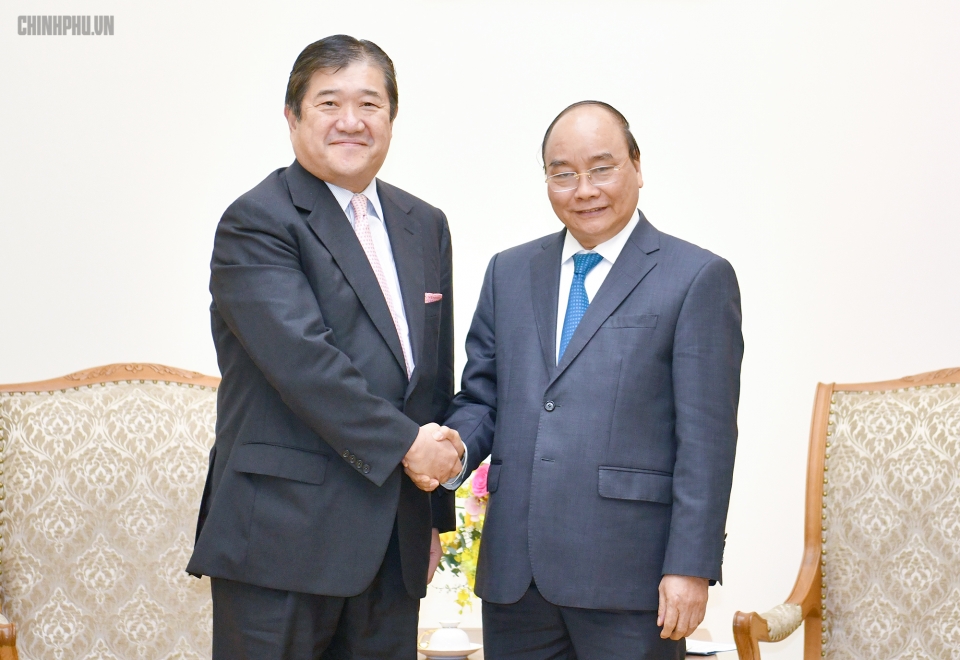 Thủ tướng Nguyễn Xuân Phúc tiếp lãnh đạo các Công ty Mitsui và Honda thu tuong nguyen xuan phuc tiep lanh dao cac cong ty mitsui va honda