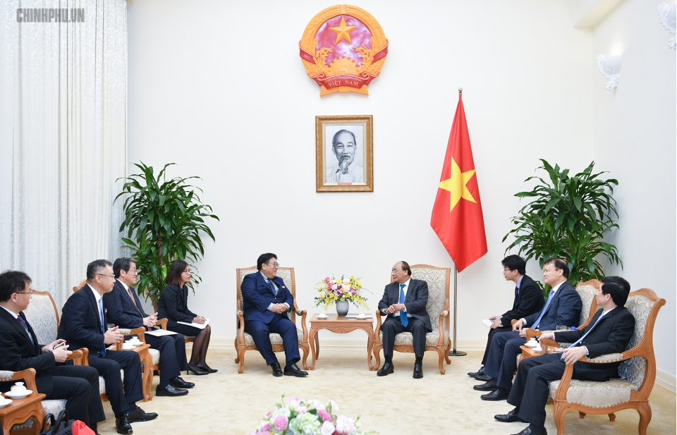 Thủ tướng Nguyễn Xuân Phúc tiếp lãnh đạo các Công ty Mitsui và Honda