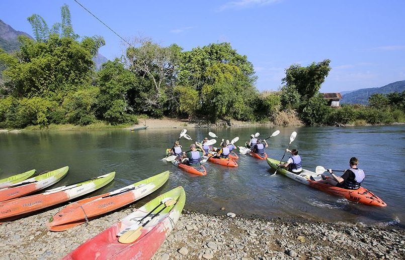 Lang thang ở Vang Viêng