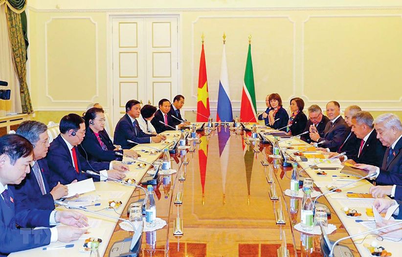 Cầu nối thắt chặt quan hệ Đối tác chiến lược toàn diện cau noi that chat quan he doi tac chien luoc toan dien