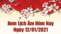 Lịch âm 12/1 - Xem âm lịch hôm nay thứ 3 ngày 12/1/2021 - Lịch vạn niên 12/1/2021