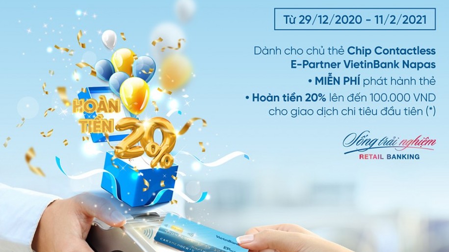 Chạm nhẹ nhàng - Ngàn ưu đãi cùng thẻ VietinBank