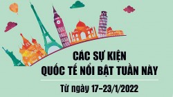 Dự kiến các sự kiện quốc tế nổi bật tuần từ ngày 17-23/1/2022