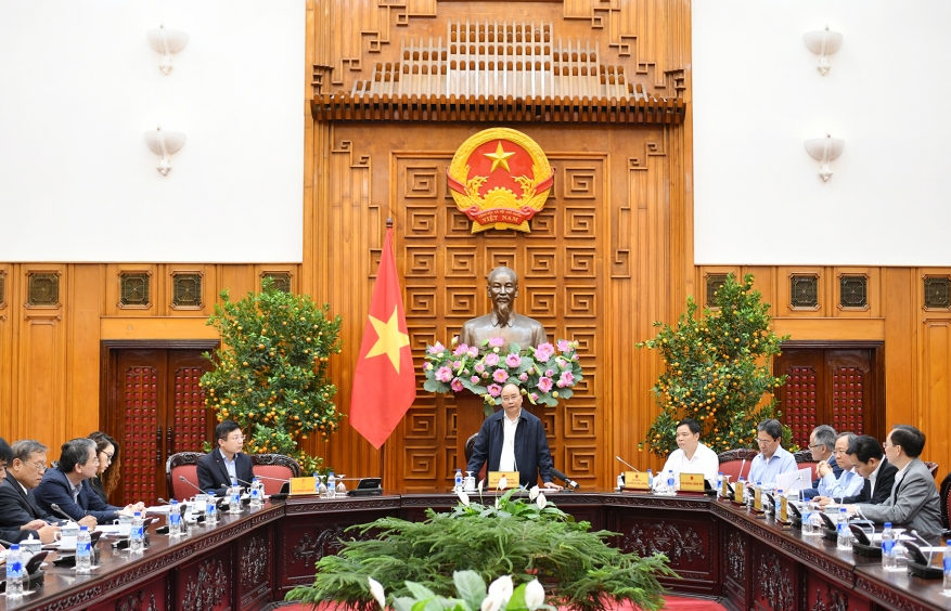 Thủ tướng Nguyễn Xuân Phúc chủ trì cuộc họp đẩy mạnh thu mua lúa gạo