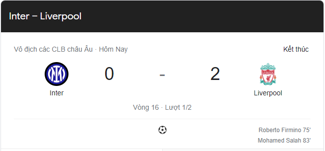 Link xem trực tiếp Inter vs Liverpool 3h00 ngày 17/2 lượt đi vòng 1/8 Cúp C1 Link xem trực tiếp Inter vs Liverpool 3h00 ngày 17/2 lượt đi vòng 1/8 Cúp C1