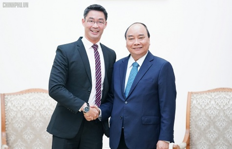 Thủ tướng Nguyễn Xuân Phúc tiếp chuyên gia kinh tế Philipp Rosler