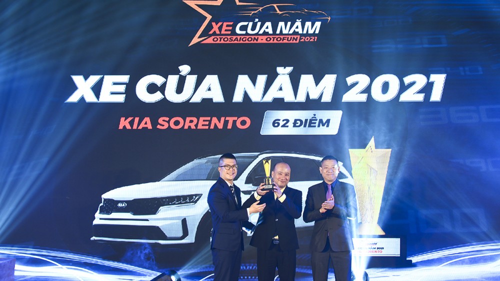 Danh hiệu Xe của năm 2021 thuộc về Kia Sorento. (Ảnh: PV) Danh hiệu Xe của năm 2021 thuộc về Kia Sorento. (Ảnh: PV)