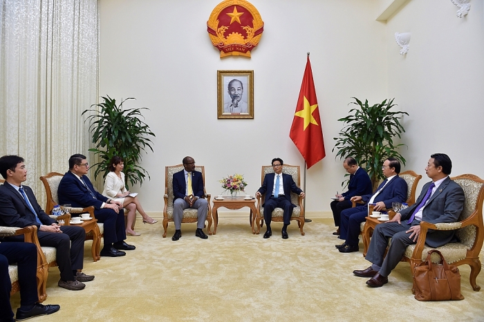 Phó Thủ tướng Vũ Đức Đam tiếp Phó Tổng thống Cộng hòa Seychelles pho thu tuong vu duc dam tiep pho tong thong cong hoa seychelles