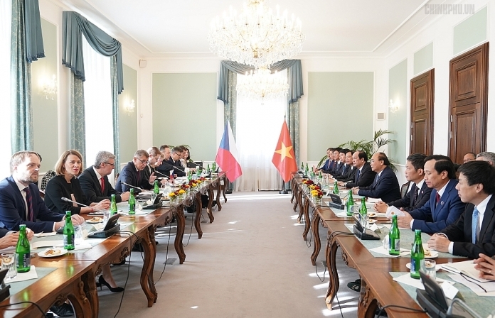 Thủ tướng Nguyễn Xuân Phúc hội đàm với Thủ tướng Séc