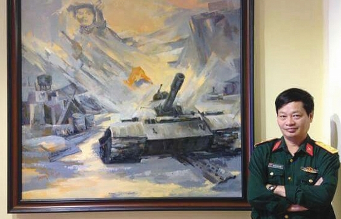 Ký ức tháng Tư của những người lính cầm bút vẽ