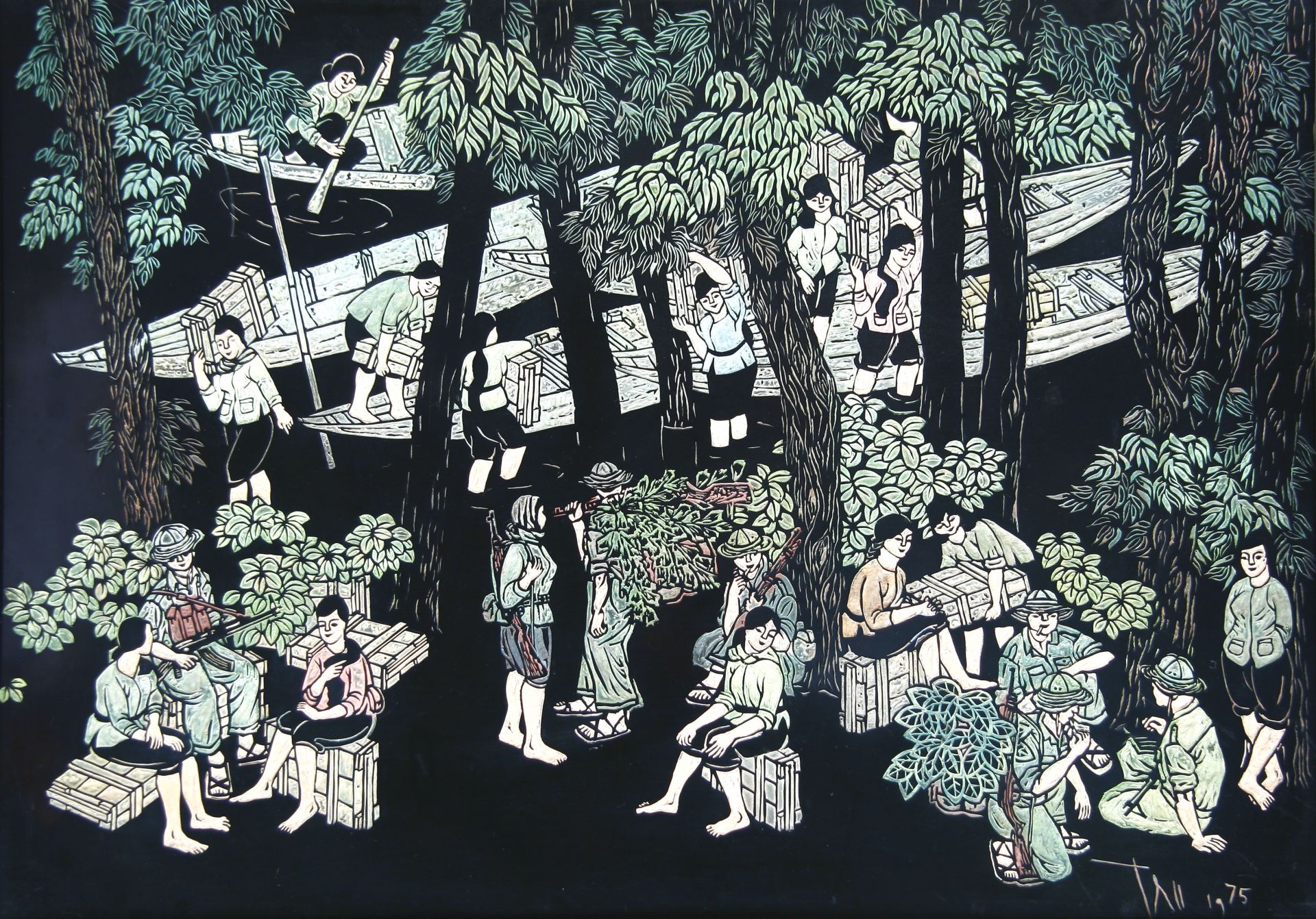 trien lam my thuat truc tuyen ve de tai khang chien chong my