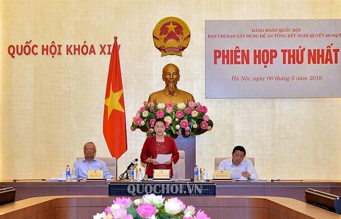 Chủ tịch Quốc hội chủ trì Phiên họp thứ nhất Ban Chỉ đạo xây dựng Đề án tổng kết Nghị quyết 48/NQ-TW